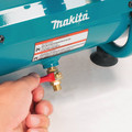 Portable Air Compressors | Makita AC001 0.6 HP 1 Gallon Oil-Free Hand Carry Air Compressor image number 9