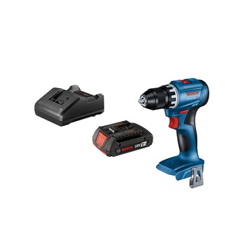  | Factory Reconditioned Bosch 18V Brushless Lithium-Ion 1/2 in. Cordless Compact Drill Driver Kit (2 Ah)