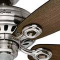 Ceiling Fans | Hunter 54109 52 in. Markham Casual Brushed Nickel Medium Walnut Indoor Ceiling Fan image number 2