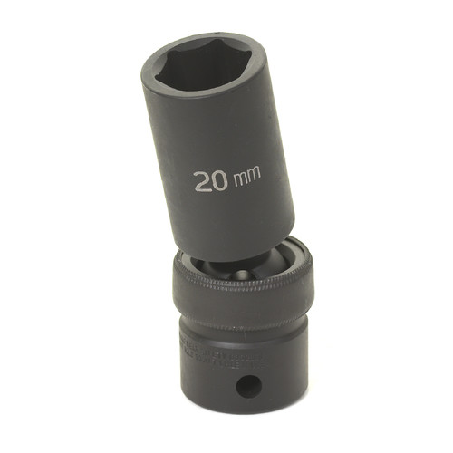 Socket Sets | Grey Pneumatic 2024UMD 1/2 in. Drive x 24mm Deep Universal Socket image number 0