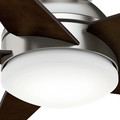 Ceiling Fans | Casablanca 59019 44 in. Contemporary Isotope Brushed Nickel Espresso Indoor Ceiling Fan image number 1
