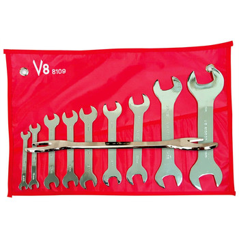  | V8 Tools 8109 9-Piece Super Thin Wrench Set