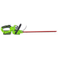 Hedge Trimmers | Greenworks 22232 G 24 24V Cordless Lithium-Ion 22 in. Dual Action Hedge Trimmer image number 4