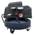 Portable Air Compressors | Campbell Hausfeld FP2028 1 Gallon Oil-Free Pancake Air Compressor image number 1
