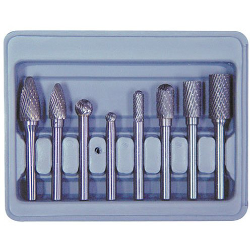 Bits and Bit Sets | Astro Pneumatic 2181 8-Piece Double Cut Carbide Rotary Burr image number 0