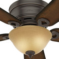 Ceiling Fans | Hunter 51023 42 in. Conroy Onyx Bengal Ceiling Fan with Light image number 1