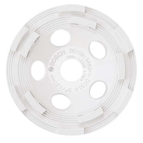Grinding Sanding Polishing Accessories | Bosch DC510 5 in. Double Row Diamond Cup Wheel image number 0