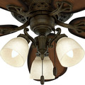 Ceiling Fans | Hunter 54015 Prestige 54 in. Crown Park Tuscan Gold Ceiling Fan with Light image number 5