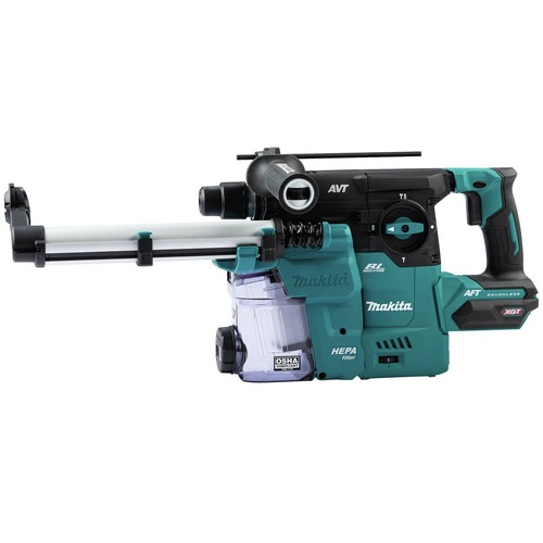 Rotary Hammers | Makita GRH08ZW 40V Max XGT Brushless Lithium-Ion 1-3/16 in. Cordless AVT AWS Rotary Hammer with Dust Extractor (Tool Only) image number 0