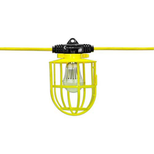Flashlights | Hang-A-Light 111050 50 ft. 15 Watt Plastic Caged LED String Lights with Bulbs image number 0