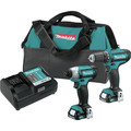 Combo Kits | Factory Reconditioned Makita CT226-R CXT 12V max Cordless Lithium-Ion 1/4 in. Impact Driver and 3/8 in. Drill Driver Combo Kit image number 0