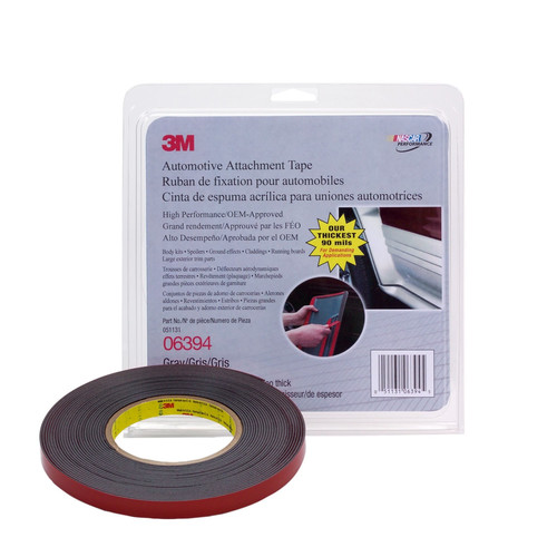 Tapes | 3M 6394 Automotive Attachment Tape Gray 1/2 in. x 10 yds 90 mil image number 0