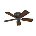 Ceiling Fans | Hunter 51023 42 in. Conroy Onyx Bengal Ceiling Fan with Light image number 2