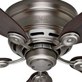 Ceiling Fans | Hunter 51060 42 in. Low Profile IV Antique Pewter Ceiling Fan image number 3