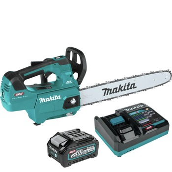 PRODUCTS | Makita GCU03M1 40V MAX XGT Brushless Lithium-Ion Cordless 16 in. Top Handle Chain Saw Kit (4 Ah)