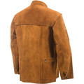 Welding Accessories | Steiner 9215-M Brown Leather Weld Jacket (Medium) image number 1