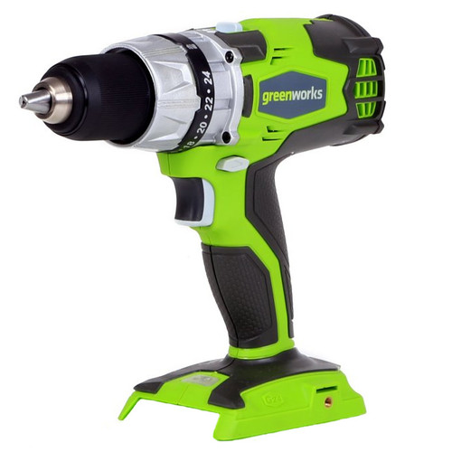 Drill Drivers | Greenworks 32032A 24V Cordless Lithium-Ion DigiPro 2-Speed Compact Drill (Tool Only) image number 0