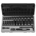 Socket Sets | Grey Pneumatic 81627RD 27-Piece 3/8 in. Drive 6-Point SAE Standard and Deep Impact Duo-Socket Set image number 1