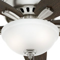 Ceiling Fans | Hunter 51082 42 in. Newsome Brushed Nickel Ceiling Fan with Light image number 6