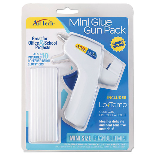 Caulk and Adhesive Guns | AdTech 05697 Mini Glue Gun Low Temp Mini Gun Pack - Includes 0450, 220-3410 image number 0