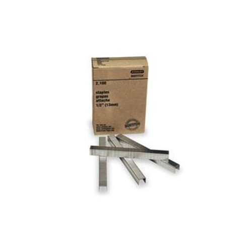 Staples | Bostitch SB1030205/82.5 Series Sb103020 1/2 in. Crown Plier Staples, 5/8 in. Leg, 2,496pc/box image number 0