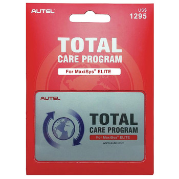  | Autel MaxiSYS ELITE 1 Year Total Care Program Card