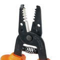 Specialty Pliers | Klein Tools 11045-INS Insulated Wire Stripper and Cutter - Orange image number 3