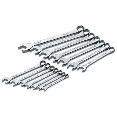 Combination Wrenches | SK Hand Tool 86222 14-Piece 12 Point Metric Combination Wrench Set image number 0