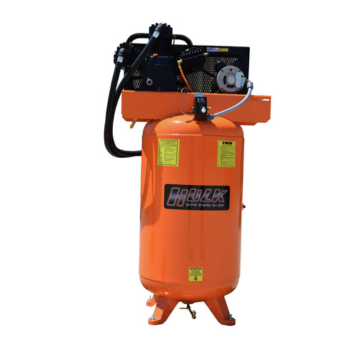 Portable Air Compressors | Hulk HS05V080Y1 5 HP 80 Gallon Oil-Lube Stationary Air Compressor image number 0