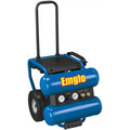 Portable Air Compressors | Emglo EM810-4M 1.1 HP 4 Gallon Oil-Lube Dolly-Style Twin Stack Air Compressor image number 1