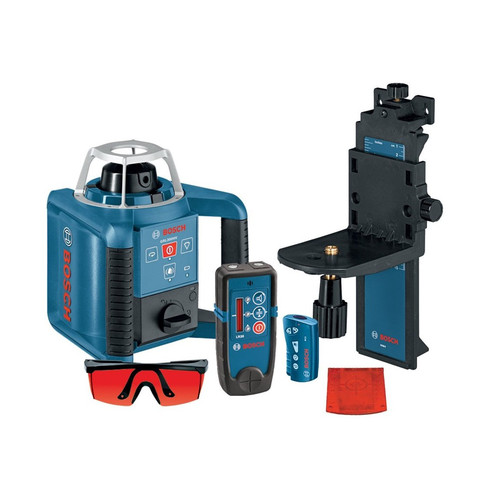 Rotary Lasers | Bosch GRL300HVD Self-Leveling Interior Rotary Laser with Layout Beam Kit image number 0