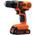 Drill Drivers | Black & Decker LDX120PK 20V MAX Lithium-Ion 3/8 in. Cordless Drill Driver Kit with 68-Piece Project Set (3 Ah) image number 2