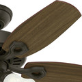 Ceiling Fans | Hunter 52107 42 in. Builder Small Room New Bronze Ceiling Fan with LED image number 6