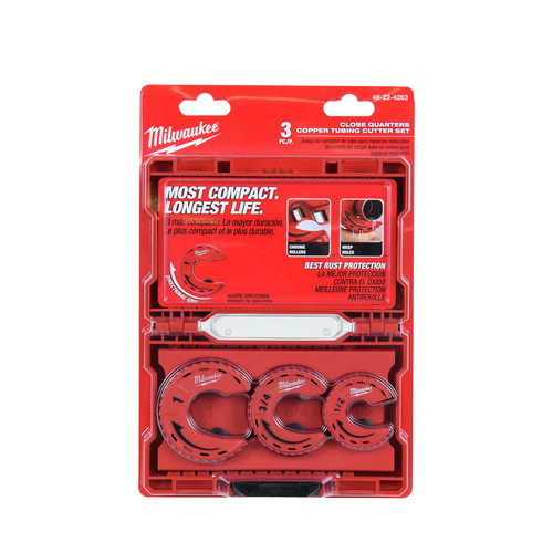 Cutting Tools | Milwaukee 48-22-4263 3-Piece Close Quarters Tubing Cutter Set image number 0