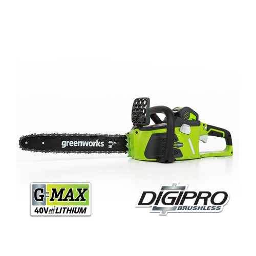 Chainsaws | Greenworks 20312 40V G-MAX Lithium-Ion DigiPro Brushless 16 in. Chainsaw Kit image number 0