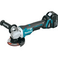 Angle Grinders | Makita XAG10M 18V LXT BL Brushless Lithium-Ion 4.0 Ah 4-1/2 in. Paddle Switch Cut-Off/Angle Grinder Kit image number 1