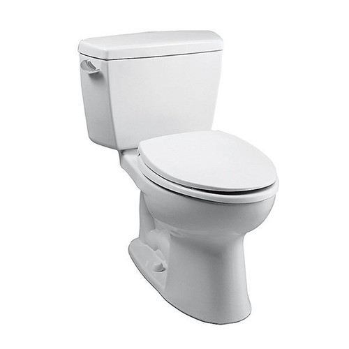 Toilets | TOTO CST744EL#01 Drake Elongated Two Piece Toilet (Cotton White) image number 0