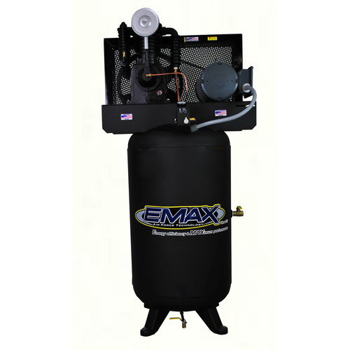 Stationary Air Compressors | EMAX EP05V080I1 5 HP 80 Gallon Oil-Splash Stationary Air Compressor image number 0