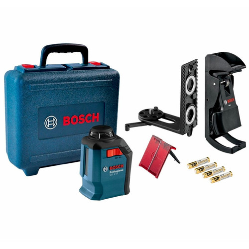 Rotary Lasers | Factory Reconditioned Bosch GLL2-20-RT Self-Leveling 360 Degree Line and Cross Laser image number 0