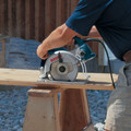 Circular Saws | Factory Reconditioned Bosch 1677M-RT 7-1/4 in. Worm Drive Construction Saw with Rear Handle image number 6