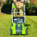 Push Mowers | Greenworks 25142 10 Amp 16 in. 2-in-1 Electric Lawn Mower image number 3