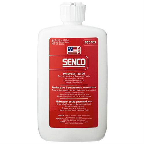 Lubricants and Cleaners | SENCO PC0101 8 oz. (1/2 Pint) Pneumatic Tool Oil image number 0