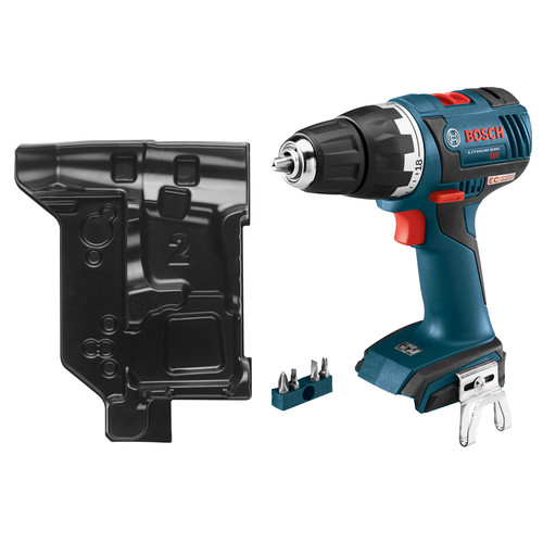 Drill Drivers | Factory Reconditioned Bosch DDS182BN-RT 18V Cordless Lithium-Ion 1/2 in. Brushless Compact Tough Drill Driver (Tool Only) with L-BOXX Insert Tray image number 0