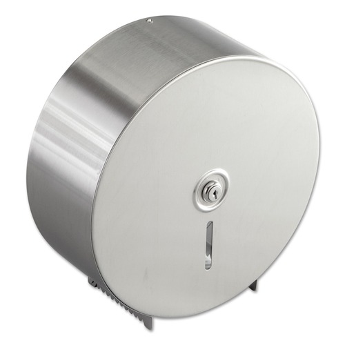 Cleaning & Janitorial Supplies | Bobrick B-2890 10-21/32 in. x 4-1/2 in. x 10-5/8 in. Jumbo Toilet Tissue Dispenser - Stainless Steel image number 0