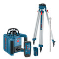 Rotary Lasers | Factory Reconditioned Bosch GRL 250 HVCK-B-RT Dual-Axis Self-Leveling Rotary Laser Kit with Tripod image number 0