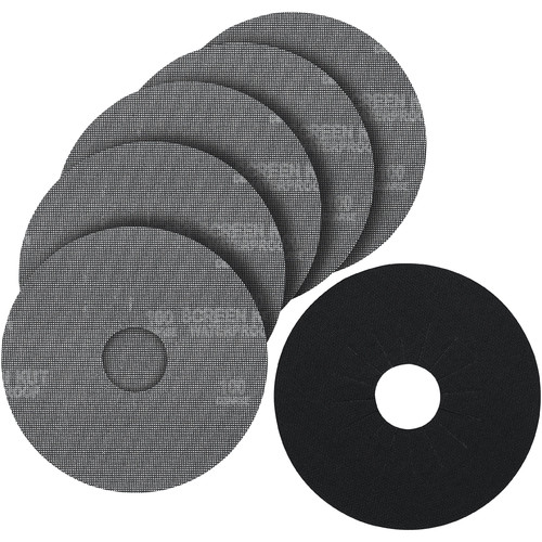 Grinding, Sanding, Polishing Accessories | Porter-Cable 79080-5 80-Grit Drywall Hook and Loop Sander Pad and Disks (5-Pack) image number 0
