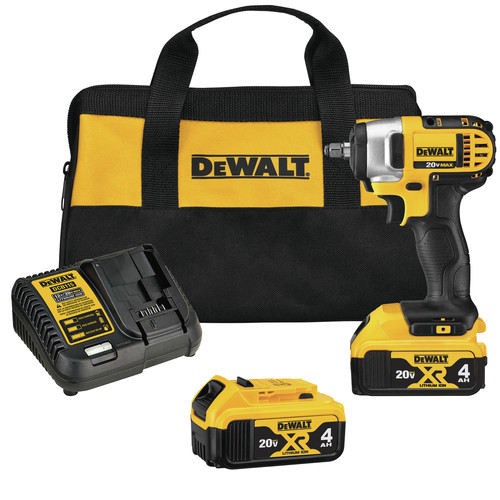 Impact Wrenches | Factory Reconditioned Dewalt DCF883M2R 20V MAX XR Li-Ion 3/8 in. Impact Wrench Kit with Hog Ring Anvil image number 0
