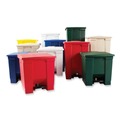 Trash & Waste Bins | Rubbermaid Commercial FG614300RED 8 Gallon Indoor Utility Step-On Plastic Waste Container - Red image number 5