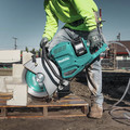 Concrete Saws | Makita GEC01PL 80V max XGT (40V max X2) Brushless Lithium-Ion 14 in. Cordless AFT Power Cutter Kit with Electric Brake and 2 Batteries (8 Ah) image number 15