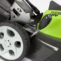 Push Mowers | Greenworks 25223 40V G-MAX Cordless Lithium-Ion 19 in. 3-in-1 Lawn Mower image number 6